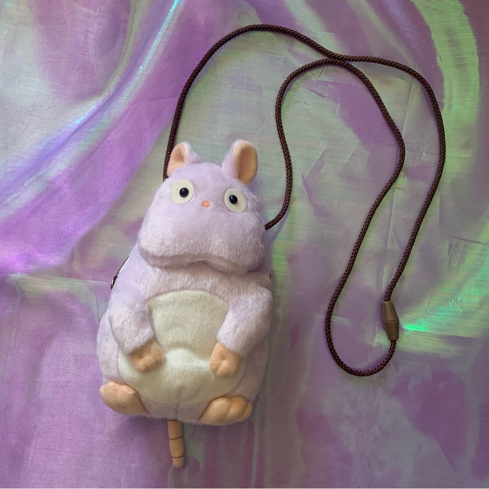 Japan Studio Ghibli Spirited Away Boh Mouse crossbody coin purse